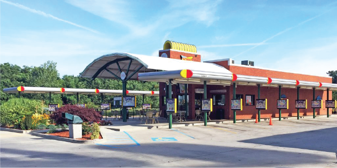 sonic restaurant exterior view